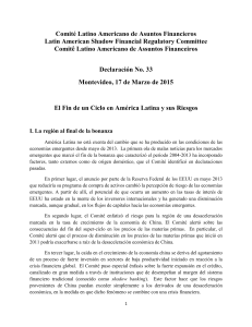 El Fin de un Ciclo en América Latina y sus Riesgos