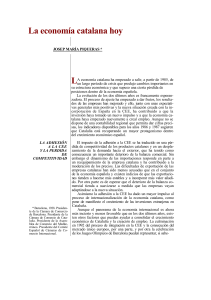 La economía catalana hoy L