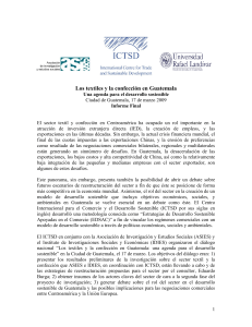 Los textiles y la confección en Guatemala