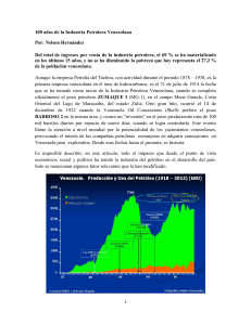 Nelson Hernández_100 Anos de La Industria Petrolera