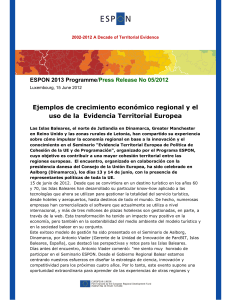 Ejemplos de crecimiento econ&oacute;mico regional y el uso de la