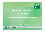 Servicios financieros en Bélgica