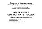 integración y geopolítica petrolera.