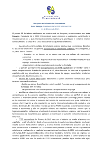 Desayuno en la Fundación Euroamérica Jesús Banegas