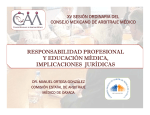 responsabilidad profesional y educación médica, implicaciones