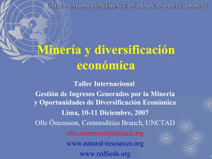 Minería y diversificación económica