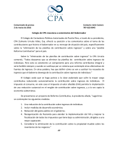 Colegio de CPA reacciona a comentarios del Gobernador El