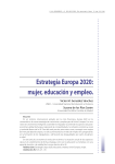 Estrategia Europa 2020: mujer, educación y empleo.
