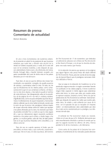 Resumen de prensa Comentario de actualidad