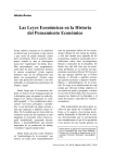 Las Leyes Económicas en la Historia del - Laissez