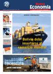 Bolivia debe insertarse al comercio mundial