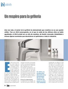 Un respiro para la grifería