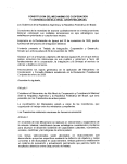 CONSTITUCION DEL MECANISMO DE COOPERACION y