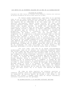 1 LOS RETOS DE LA ECONOMIA GALLEGA EN LA ERA DE LA