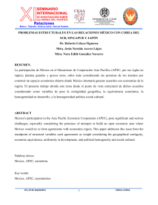 Ponencia - PORTES, revista mexicana de estudios sobre la Cuenca
