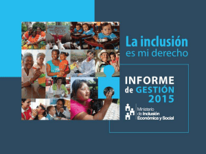 Presentación de PowerPoint - Ministerio de Inclusión Económica y