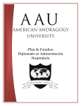 Admininistracion Hospitalaria - American Andragogy University