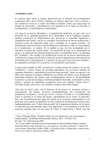 1 INTRODUCCION E1 presente libro sobre el Estado, promovido