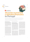 Situación económica y operativa financiera en Portugal