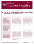 Ley de Servicios Internacionales - Fundación Salvadoreña para el