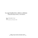 La agroindustria cañera cubana