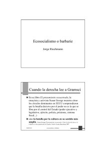 Ecosocialismo o barbarie - Curso Límites del Crecimiento