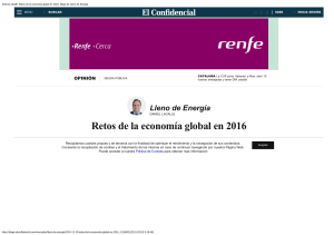 Informe OCDE: Retos de la economía global en 2016. Blogs de