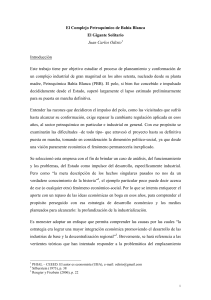 El Complejo Petroquímico de Bahía Blanca El Gigante Solitario