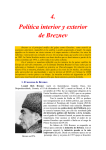 4. Política interior y exterior de Breznev