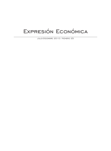 Expresion economica 25.indd - Centro Universitario de Ciencias