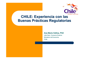 CHILE: Experiencia con las Buenas Prácticas Regulatorias