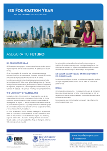 asegura tu futuro - IES Foundation Year