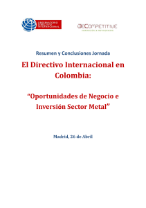 Resumen de la jornada - El Observatorio del Directivo Internacional
