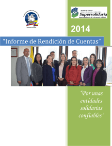 “Informe de Rendición de Cuentas”