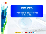 COFIDES Financiación de proyectos de inversión