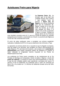 Autobuses Freire para Nigeria