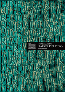 Memoria FRP 2009 - Fundación Rafael del Pino