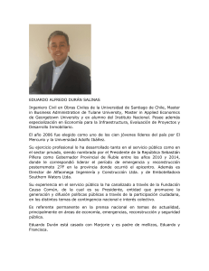 CV Eduardo Durán Salinas - Sociedad Chilena de Políticas Públicas