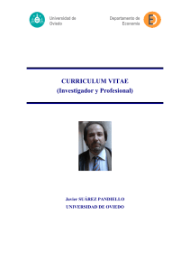 Currículum Vitae - Departamento de Economía