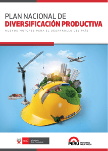 Plan Nacional de Diversificación Productiva (PNDP)
