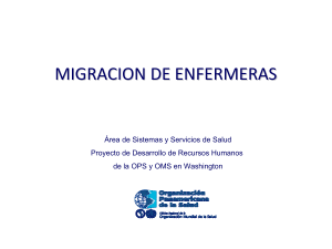migracion de enfermeras - Observatorio Regional de Recursos