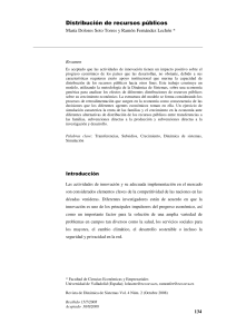 Distribución de recursos públicos