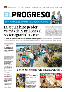 La sequ&iacute;a hizo perder ya m&aacute;s de 22 millones al sector