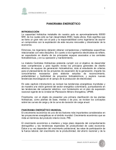 PANORAMA ENERG&Eacute;TICO