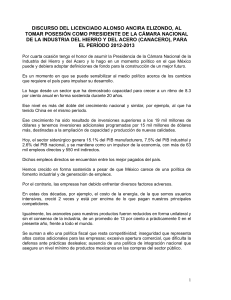 discurso del licenciado alonso ancira elizondo, al tomar