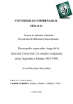 Desempeño exportador luego de la Apertura Comercial