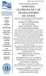 JORNADA GLORIOSA DE LOS TRABAJADORES DE ANSES