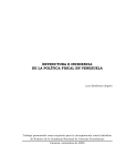estructura e incidencia de la política fiscal en venezuela