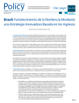 Brasil:Fortalecimiento de la Resiliencia Mediante una Estrategia