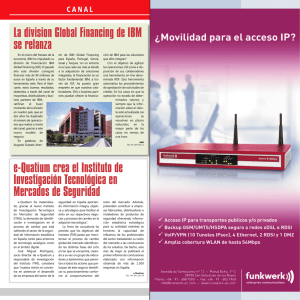 La division Global Financing de IBM se relanza e